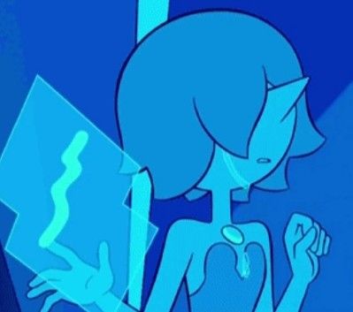 Cute little blue pearl, artist cinnamon roll💙 Blue Pearl Steven Universe Icon, Blue Diamond Pearl Steven Universe, Blue Pearl Pfp, Blue Diamonds Pearl, Blue Diamond Pearl, Blue Pearl Steven Universe, Pearl Fanart, Shifting Board, Pearl Wallpaper