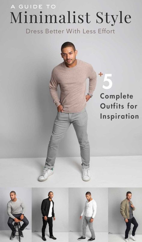 Minimalist Fashion: Dress Better With Less Effort   5 Complete Getups For Inspiration! Work Wear Street Style Men, Young Men’s Summer Outfits, Men Minimalist Style, Male Fitness Influencer, French Mens Fashion Street Styles, Mens Clothes Styles, Minimalist Men’s Fashion, Young Men Outfits, Men Athleisure Outfits