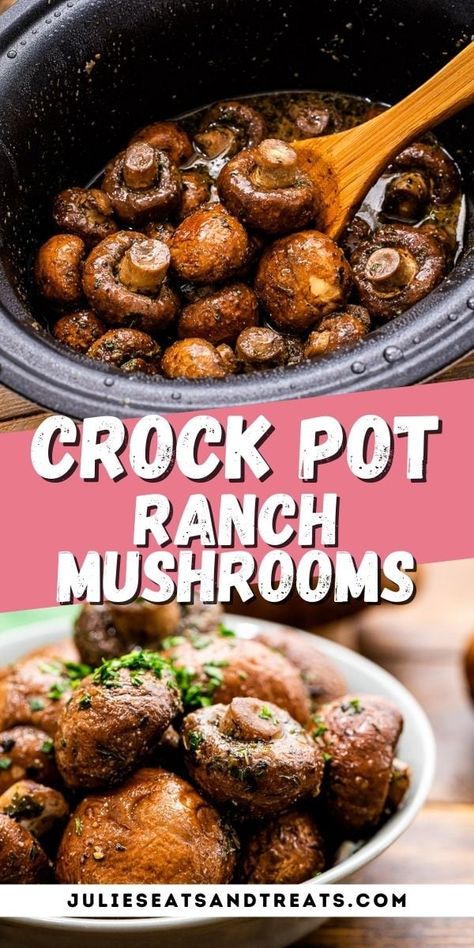 Simple Crockpot Appetizers, Triple Crockpot Ideas Parties, Mushrooms Crockpot Recipes, Crockpot Party Food Crowd Pleasers Main Dishes, Small Crockpot Appetizers, Crockpot Mushroom Recipes, Gameday Crockpot Recipes, Crockpot Party Appetizers, Crockpot Tailgate Recipes