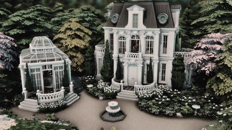 le petit château | Patreon Sims 4 Chateau Build, Sims 4 French Chateau, Sims Chateau, Sims 4 Market, Sims 4 Chateau, Sims 4 Windenburg, Ts4 Builds, Sims Lots, Chateau House