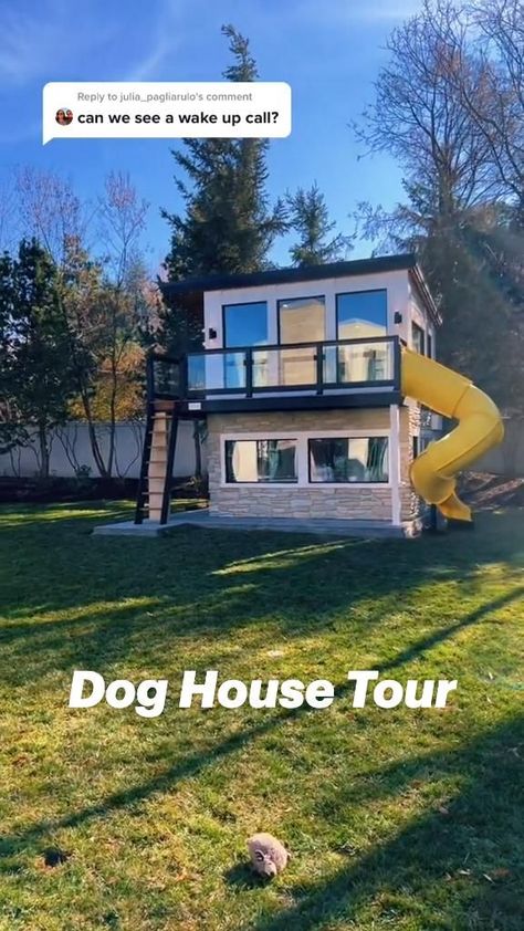 Giant Luxury Dog House Tour | Luxury dog house, Dog house, Really cute dogs Shop On Pinterest, Luxury Dog House, House Luxury, Really Cute Dogs, Dog Rooms, Funny Animal Jokes, Luxury Dog, Cute Funny Dogs