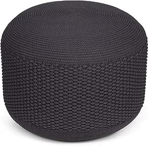 Amazon.com: BIRDROCK HOME Outdoor Pouf Ottoman - Grey - Woven Indoor or Backyard Patio Use - Floor Footstool for Living Room- Knit Bean Bag - Oversized Padded Chair - Moroccan Foot Rest : Patio, Lawn & Garden Outdoor Pouf Ottoman, Ottoman Outdoor, Outdoor Footstool, Rattan Ottoman, Wicker Ottoman, Knitted Pouf, Patio Ottoman, Outdoor Pouf, Outdoor Ottomans