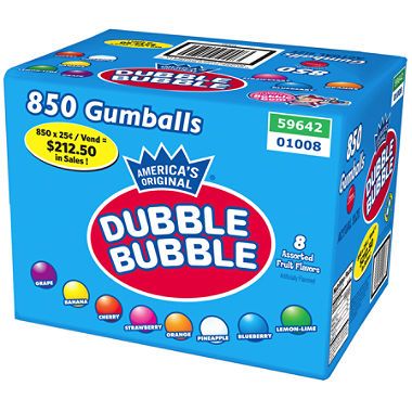 Dubble Bubble Fruit Gumballs (850 ct.) Chewing Gum Brands, Bubble Fruit, Gum Flavors, Bubble Gum Flavor, Dubble Bubble, Strawberry Lemon, Strawberry Blueberry, Different Fruits, Bulk Candy