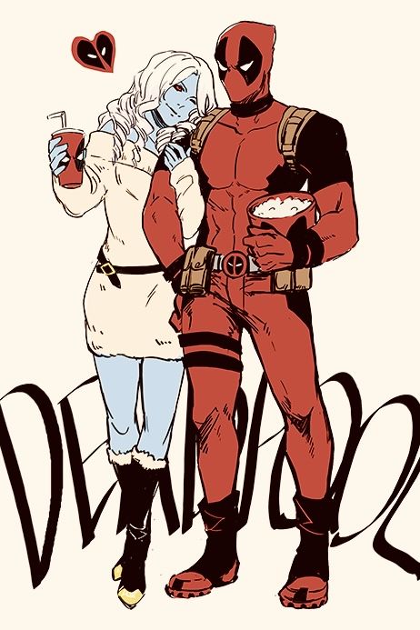 Copycat Marvel, Vanessa Carlysle, Female Comic Characters, Deadpool Art, Blue Lovk, Wade Wilson, Marvel Characters Art, Marvel Deadpool, Valerian