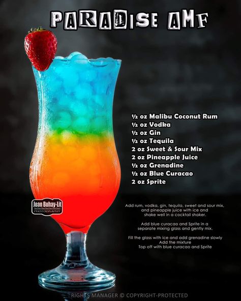 Bartending Drinks, Alcohol Ideas, Paradise Cocktail, Bartender Drinks Recipes, Fruity Alcohol Drinks, Summer Beverages, Yummy Cocktails, Fun Drinks Alcohol, Malibu Coconut