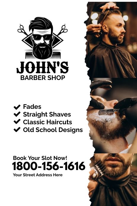 Barber Shop Advertising Ideas, Men Salon Poster Design, Barbershop Marketing Ideas, Barber Shop Graphic Design, Barber Shop Banner Design, Unisex Salon Poster Design, Barber Shop Poster Design, Barber Graphic Design, Saloon Poster Design