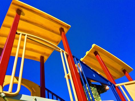 bright colors, primary colors, playground Aesthetic Playground, Childhood Aesthetic, Kids Aesthetic, Fruit Packaging, Design Your Dream House, Eye Strain, Aesthetic Themes, Play Area, Amusement Park