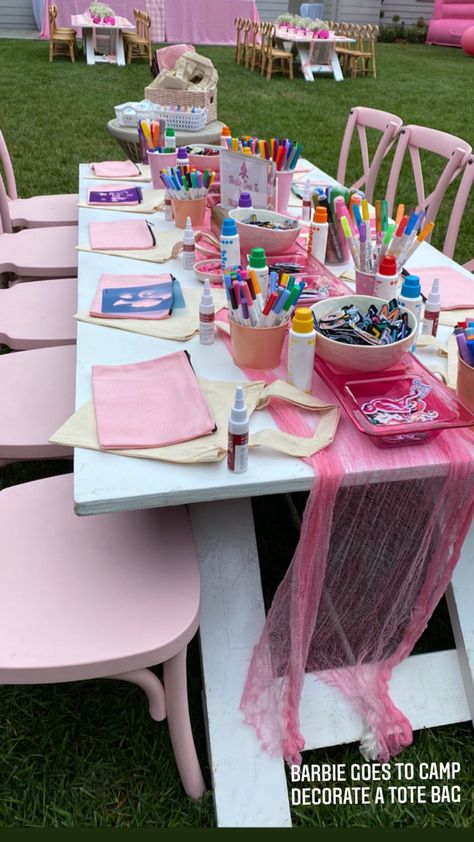 Barbie Party Games, Barbie Birthday Party Games, Girls Barbie Birthday Party, Barbie Pool Party, Barbie Party Decorations, Barbie Theme Party, Barbie Kids, Toddler Birthday Party, Cute Birthday Ideas