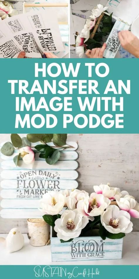 Image Transfer To Wood, Diy Image Transfer, Mod Podge On Wood, Transfer To Wood, Transfer Images To Wood, Wood Transfer, Diy Popsicle, Mod Podge Crafts, Pinterest App