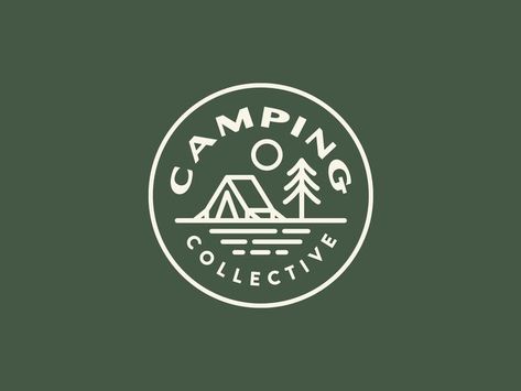 Camping Collective Badges camping collective outdoors type trees branding design branding badge design camping green icon badge logo illustration shane harris Outdoors Logo Design, Design For Clothing Brand, Logo Camping, Design For Clothing, Illustration Tshirt, Camp Logo, Outdoor Logos, Design Camp, Badge Logo