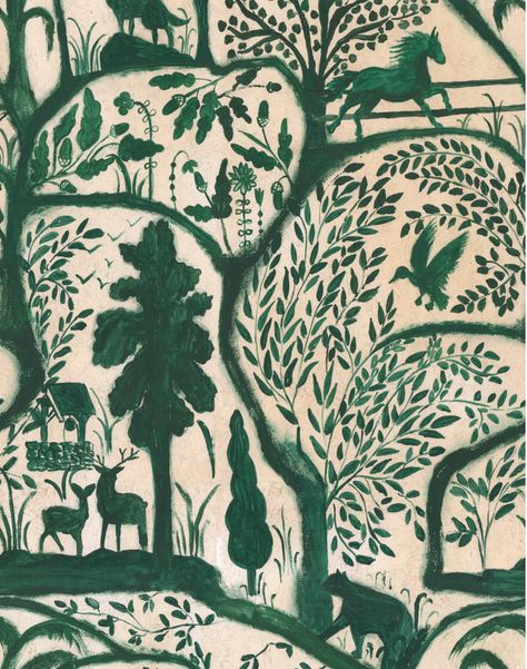 Luxurious modern wallpaper by Romanian design company, MINDTHEGAP, is now available at The Pattern Collective Enchanted Woodland, Woodland Wallpaper, Mind The Gap, Wallpaper Direct, Modern Wallpaper, Burke Decor, Green Wallpaper, Pics Art, New Wall