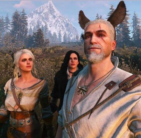 Geralt And Jaskier Matching Icons, Witcher 3 Memes, Geralt Of Rivia Witcher 3, Witcher 3 Geralt, Witcher Game, The Witcher Game, The Witcher Geralt, Yandere Girl, Fantasy World Map