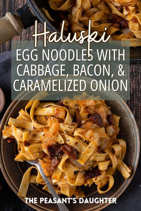 Cabbage And Egg Noodles, Amish Egg Noodle Recipes, Ham And Noodles Recipes, Cabbage Noodles Recipes, Cabbage And Noodles Recipe, Egg Noodle Dishes, Bacon Cabbage, Cabbage Noodles, Easy Cabbage Recipes