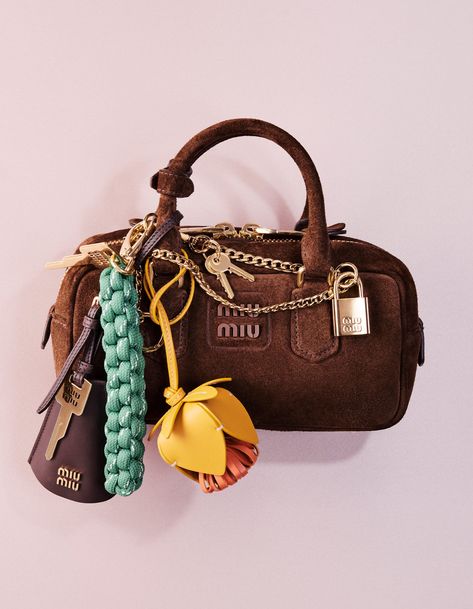 Playful Tricks - Bag Charms, Minibags And Bag Accessories | Miu Miu Micro Bags, Inside My Bag, Miu Miu Bag, Fancy Bags, Pretty Bags, Cute Bags, Fun Bags, Small Bag, Dior Bag