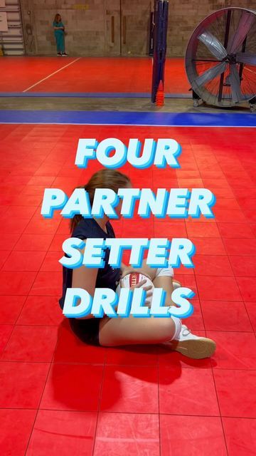 Volleyball Partner Drills, Volleyball Setting Drills For Beginners, Setter Workout, Volleyball Tryout Drills, Setter Drills For Volleyball, Setting Volleyball Drills, Volleyball Games For Practice, Volleyball Setter Drills, Volleyball Setting Drills