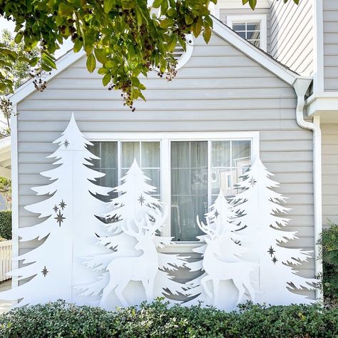 9ft Christmas Tree, Reindeer Template, Christmas Tree Cut Out, 7ft Christmas Tree, Silhouette Decor, Christmas Silhouette, Christmas Tree Silhouette, Tree Template, Christmas Tree Template