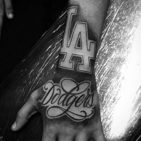 La Logo Tattoo, La Tattoo Los Angeles, La Tattoo Los Angeles Design, Los Angeles Tattoo Ideas, Los Angeles Dodgers Tattoo, Tiger Head Tattoo, Los Angeles Tattoo, Mexican Tattoo, La Tattoo