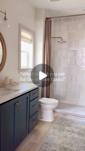 Tracy Baggett on Instagram: "If you’re planning a bathroom renovation or wanting to replace a current shower pan/shower insert - we used this one in both of the master baths at the cottage! Love that it looks so much prettier than a standard shower pan and is so easy to clean! I used pretty shower tiles on the wall and the pan as the floor.   Comment SHOWER below for the links!   Bathroom design  Bathroom shower  Master shower  Master bathroom  Bathroom before and after  Bathroom decor" Shower Pan Ideas, Tile With Shower Pan, Shower Pan Vs Tile Floor, Shower Insert, Tile Over Shower Pan, Shower Pan With Tile Walls, Shower With Shower Pan, Half Wall Shower Ideas, Shower Remodel With Shower Pan