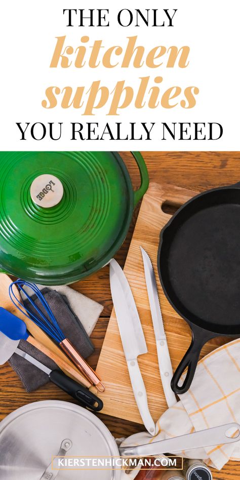 Essential Kitchen Utensils List, Small Kitchen Essentials, How Many Dishes Do I Really Need, Best Kitchen Utensils, Basic Kitchen Essentials List, Kitchen Needs List, Kitchen Supplies List, Kitchen Items List, Kitchen Utensils List