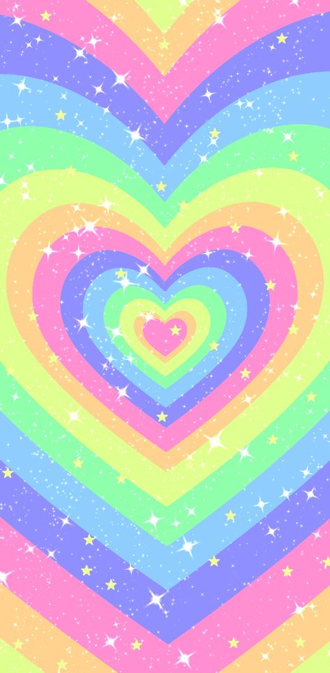 Pastel rainbow heart pattern wallpaper with sparkles and stars Pastel Rainbow Wallpaper Iphone, Kawaii Rainbow Wallpaper, Rainbow Star Wallpaper, Rainbow Stars Wallpaper, Rainbow Heart Wallpaper, Aesthetic Rainbow Wallpaper, Heart Pattern Wallpaper, Rainbow Phone Wallpaper, Wallpapers Rainbow