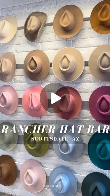 azfoothills on March 6, 2024: "Saddle up and join us at the hottest spot in Scottsdale, Arizona – Rancher Hat Bar! 🤠 Choos..." Scottsdale Arizona Outfits, Arizona Cowboy, Arizona Hat, Dream Hat, Scottsdale Restaurants, Country Bar, Bach Weekend, Scottsdale Bachelorette, Hat Bar