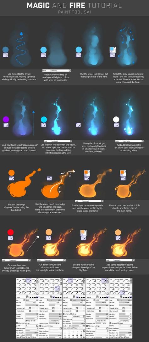 Glowy Tutorial by Isihock on DeviantArt Fire Tutorial, Cloud Tutorial, Simple Acrylic, Digital Art Beginner, Coloring Tutorial, Digital Painting Tutorials, Guided Drawing, Magic Art, Drawing Stuff