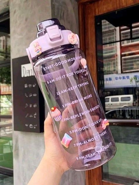 Water Jugs, Stylish Water Bottles, Trendy Water Bottles, Cute Stationary School Supplies, Cute Coffee Cups, Motivational Water Bottle, Office Gym, Cute Water Bottles, Stationary School