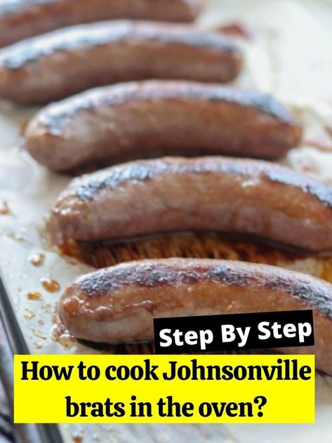 Brats In The Oven, Brat Sausage, How To Cook Brats, Grilled Brats, Brats Recipes, Cooking Instructions, How To Cook, Grilling Recipes, Recipe Using