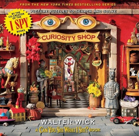 Join in the amazing picture-puzzle curiosity quest for hidden objects from the bestselling creator of the Can You See What I See? series and photographer of the international bestselling I SPY series.In this search-and-find adventure, inquisitive readers will explore all the tantalizing collections in the Curiosity Shop. Could the mountains of items and optical illusions throughout the pages actually be contained in one miniature building? Find out in Can You See What I See?: Curiosity Shop.Read Walter Wick, See Series, I Spy Books, Miniature Building, Seek And Find, Book Bucket, Curiosity Shop, Hidden Objects, Picture Puzzles