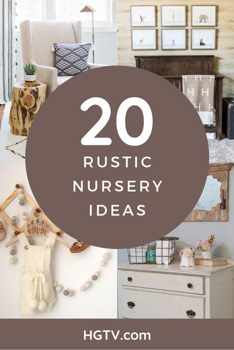 Let these dreamy, rustic nursery ideas inspire your little one’s space. Rustic Nursery Ideas, Rustic Nursery Room Ideas, Rustic Baby Rooms, Rustic Boy Nursery, Nursery Themes Neutral, Diy Baby Room Decor, Rustic Baby Nurseries, Baby Room Storage, Rustic Nursery Decor