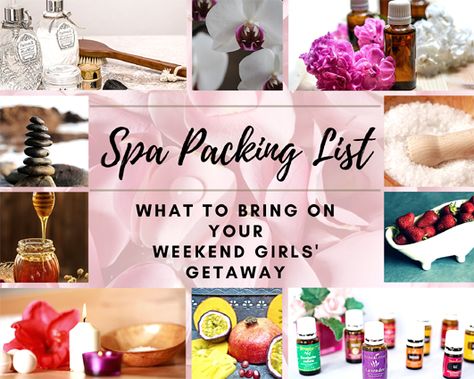 What to Pack for a Girls’ Spa Weekend – Travel Variety Spa Trip Outfit, Spa Weekend Packing List, Spa Packing List, What To Wear To The Spa, Spa Weekend Outfits, Girls Weekend Gifts Bags, Weekend Getaway Packing List, Spa Weekend Getaway, Spa Night Party