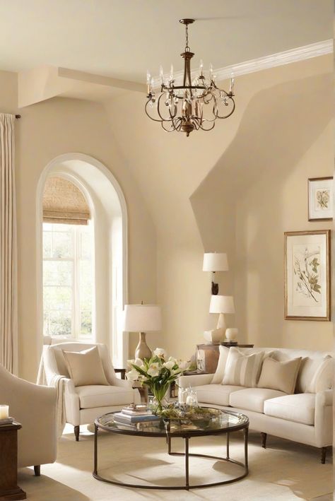 home interior design, interior bedroom design, kitchen designs, living room interior Salon Neutral Colors, Indoor Colors Paint Living Rooms, Indoor Colors Paint, Vanilla Latte Color Wall Living Room, Beige Room Color, Living Room Colours 2024, Beige Wall Colour, Cream Paint Living Room, Cream Color House