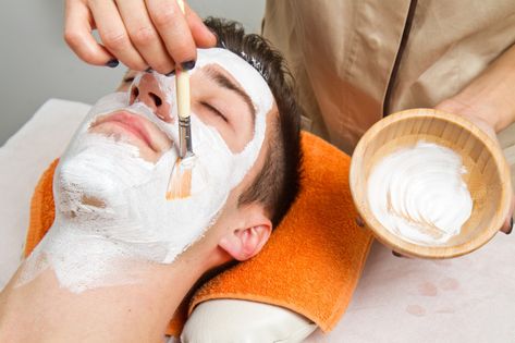 Facial Images, Men Spa, Mens Facial, Massage Center, Free Brush, It Cosmetics Brushes, Hair Gel, Mens Skin Care, Men Care