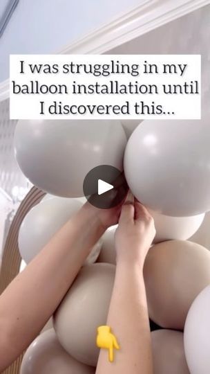 Clear Balloon Centerpieces Diy, Balloon Clusters Diy, Tie Balloons Together, Double Stuffed Balloons, 260 Balloons, Stuffed Balloons, Mini Garland, Nothing Is Permanent, Balloon Installation