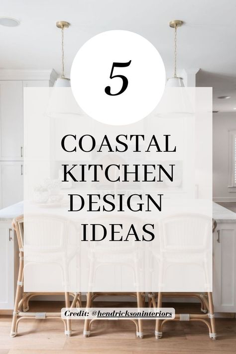 If you’re looking for the best coastal kitchen design inspirations, then you’ve come to the right place. This post is all about beautiful kitchen designs that you must see! Beach House Renovation Ideas, Coastal Boho Interior Kitchen, Beach Kitchen Ideas Coastal Colors, Coastal Kitchens Beach Houses, Beach House Kitchen Ideas, Whitewashed Cabinets, Over Cabinet Decor, Beachy Kitchen Ideas, Coastal Kitchen Cabinets