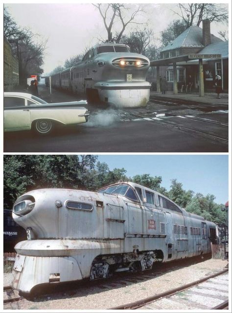 Road Pictures, Abandoned Train, Railroad Pictures, Railroad Photography, Train Art, Old Trains, Concept Car Design, Rock Island, Fallout 4