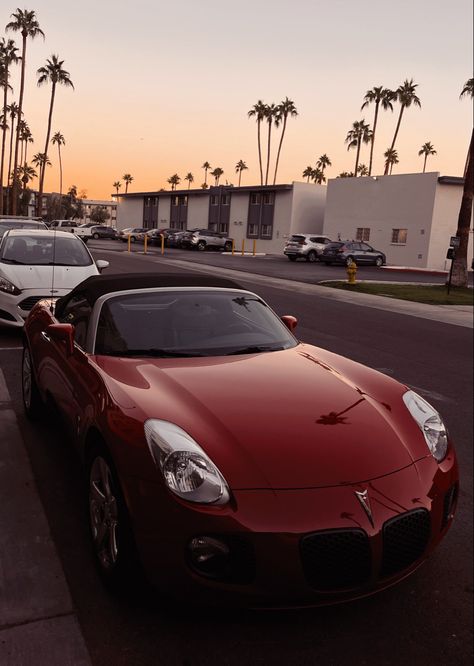 Red Convertable Car, Cherry Red Convertible, Red Convertible Aesthetic, Cabriolet Aesthetic, Convertable Cars Aesthetic, Psychward Aesthetics, Convertible Aesthetic, Palm Aesthetic, Ferrari Convertible