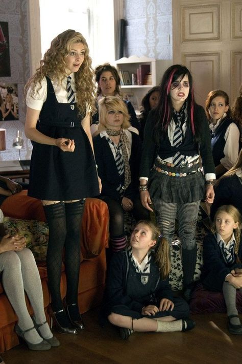 Catholic School Uniforms, St Trinians, All Girls School, Sofia Carson, Girls Rules, Girls Uniforms, Tall Girl, High Fashion Street Style, The Villain