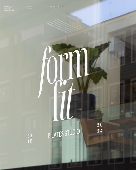 FORM FIT // pilates studio 〰️ 📩 want to work on your branding? slide into my dm or contact me at: hello.juliamaciel@gmail.com #branding #brandidentity #graphicdesign #designstudio #logo #logodesign #branddesign #briefclub Modern Pilates Studio, Fitness Studio Aesthetic, Aesthetic Pilates Studio, Pilates Studio Names, Pilates Studio Logo, Pilates Studio Branding, Pilates Logo Design, Yoga Studio Branding, Gym Branding