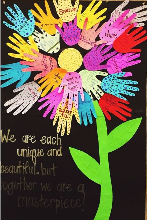 20 Spring Bulletin Boards To Brighten Your Classroom - We Are Teachers Kg Door Decoration Ideas, Spring Decoration Ideas For Classroom, Handprint Bulletin Board Ideas, Spring Class Door Ideas, Class Board Decoration Ideas, Classroom Board Decoration Ideas, Bulletin Board Decoration Ideas, March Bulletin Board Ideas, Spring Bulletin Board Ideas