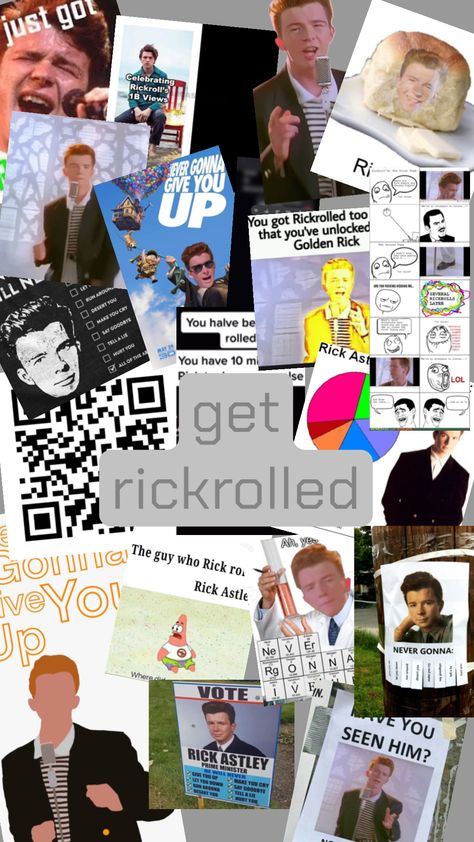 #rickroll Rick Roll, Rick Rolled, Rick Astley, Never Gonna, Make You Cry, Wallpaper Aesthetic, Cool Wallpaper, Connect With People, Your Aesthetic