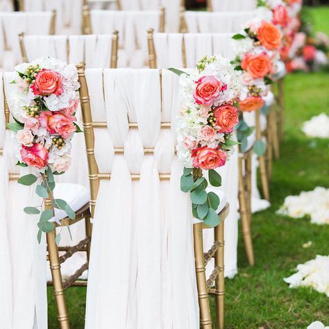 Chivari Chairs, Wedding Chair Sashes, Ceremony Chairs, Wedding Chair Decorations, Ribbon Decorations, Chair Sashes, Bouquet Wrap, Wedding Ribbon, Chair Decorations