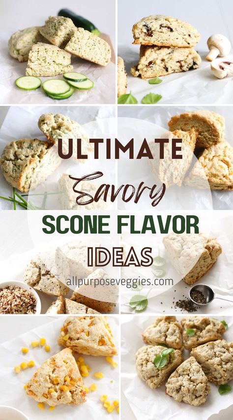 Patisserie, Fall Scones Savory, Everything Scones, Herb Scones Recipe, Savory Scone Ideas, Traditional Scones Recipe, Fun Scone Flavors, Scones Flavor Ideas, Savoury Scones Recipe Easy