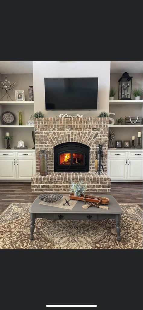 Built In Wood Burning Fireplace, Wood Burning Stove, Wood Burning Fireplace, Wood Burning, Stove, Built In, Fireplace, Living Room, Building