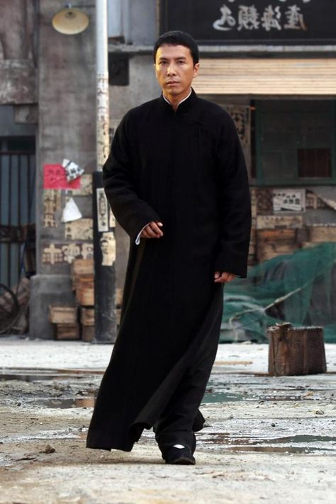 Donnie as Yip Man Donnie Yen Ip Man, Wing Chun Ip Man, Donnie Yen Movie, Kung Fu Uniform, Bruce Lee Pictures, Hong Kong Cinema, Wing Chun Kung Fu, Kung Fu Movies, Donnie Yen