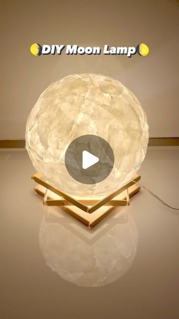 How To Make A Lamp, Moon Lamp Diy, Diy Moon Lamp, Pet Goldfish, Diy Moon, Make A Lamp, Moon Lamp, Quirky Decor, Pet Wellness