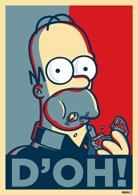 D'Oh! Homer by Diego Riselli on Behance Simpsons Funny, Simpson Wallpaper Iphone, Simpsons Drawings, Hope Poster, Simpsons Art, The Simpson, Homer Simpson, Futurama, The Simpsons