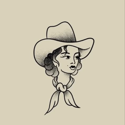 Old School Cowgirl Tattoo, Minimalist Tattoo Men, Western Flash, Tattoo Design Reference, Sleeve Tattoo Black Women, Female Sleeve Tattoo Black Women, Cowgirl Tattoo, Card Tattoos, Cowboy Hat Tattoo