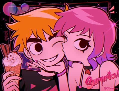 Scott Pilgrim X Ramona Flowers, Ramona Scott Pilgrim, Bryan Lee O Malley, Scott Pilgrim Comic, Ramona Flowers, Scott Pilgrim Vs. The World, Vs The World, Scott Pilgrim, Matching Profile Pictures