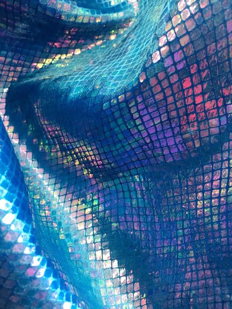 New Iridescent Blue 4 Tone Cracked Ice Design on Poly Spandex | Etsy Iridescent Fashion, Ice Design, Unique Tattoos For Women, Dance Props, Fashion Design Classes, Fashion Dresses Formal, Unique Interior Design, Really Cute Nails, Iridescent Blue